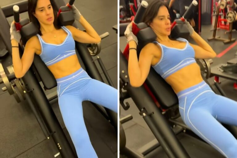 Vera Viel inspira com treino pesado após cirurgia