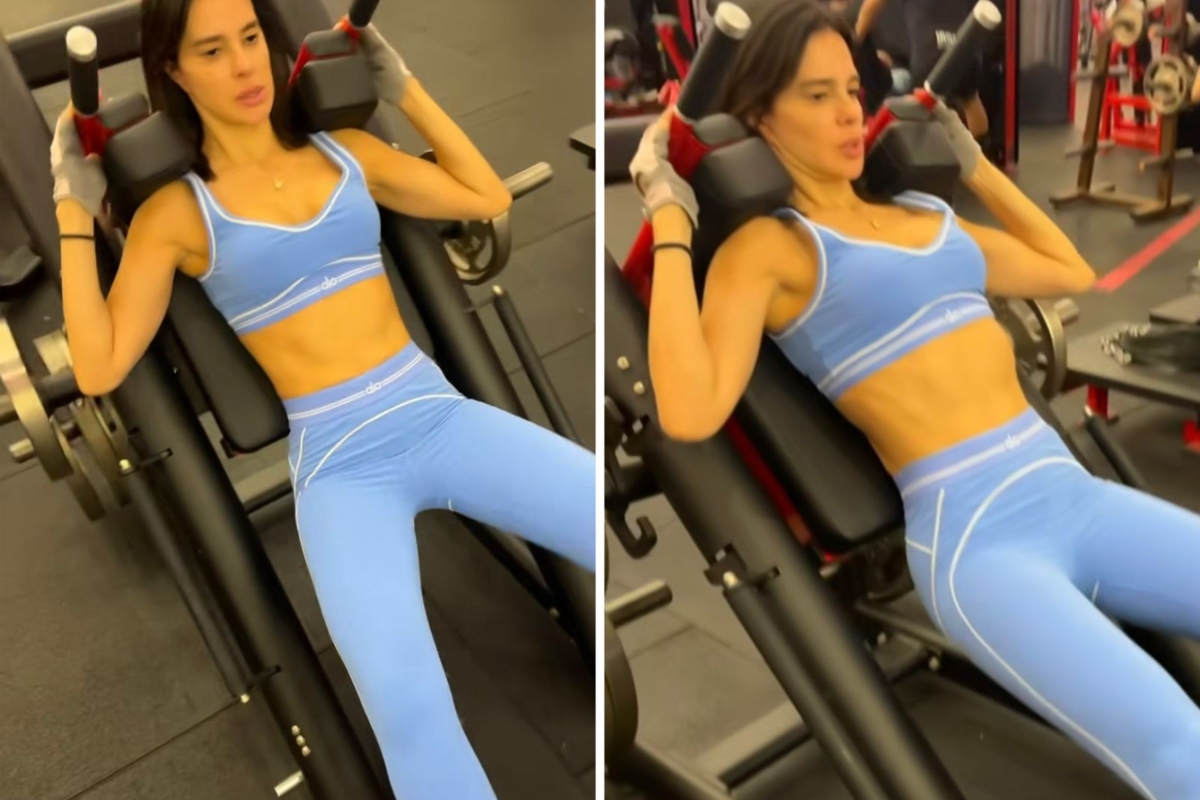 Vera Viel inspira com treino pesado após cirurgia