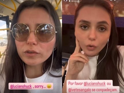 Monica Iozzi passa por perrengue em voo e decide abandonar avião