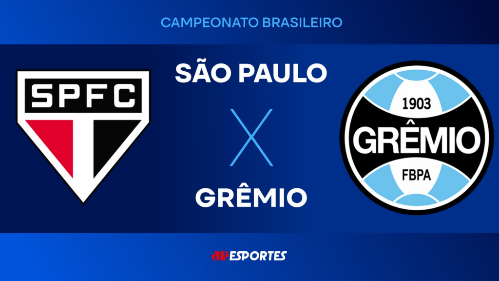São Paulo x Grêmio: confira a transmissão da Jovem Pan ao vivo