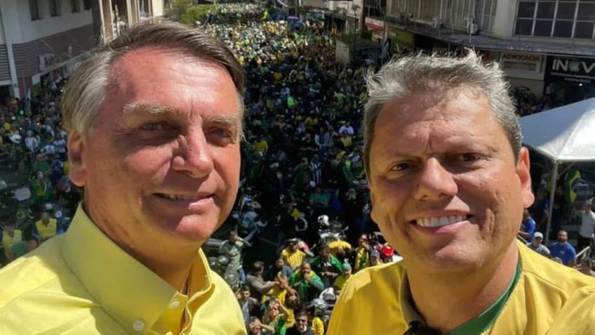Vamos esperar a condenação, diz Bolsonaro sobre apoio a Tarcísio