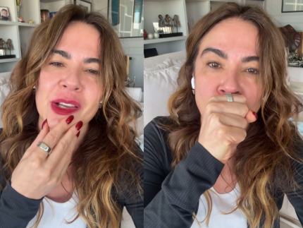 Luciana Gimenez faz exercício para tratar corda vocal, paralisada desde a cirurgia