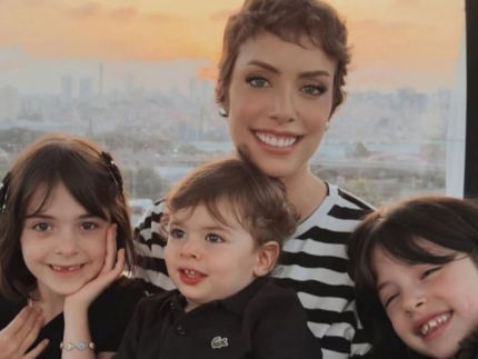 Mãe de três, Fabi Justus diz que filhos a fortaleceram contra o câncer: “Salvaram”