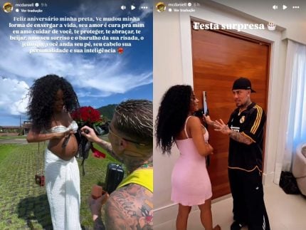 Com direito a surpresa e homenagem, MC Daniel celebra aniversário de Lorena Maria