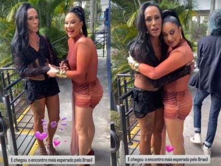 Irmãs! Helen e Fernanda Ganzarolli se encontram pela 1ª vez e divertem seguidores