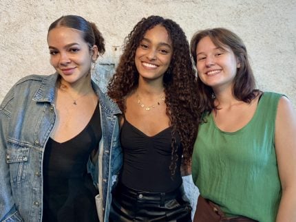Mel Maia, Leticia Braga e Lívia Silva iniciam a preparação para as filmagens de “Apenas 3 Meninas”