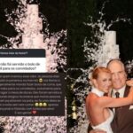 Ana Paula Siebert abre o jogo sobre polêmica dos bolos da renovação de votos com Justus