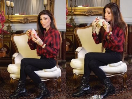Maya Massafera “ostenta” bonecos hypados e joga bolsa avaliada em mais de R$500 mil no chão