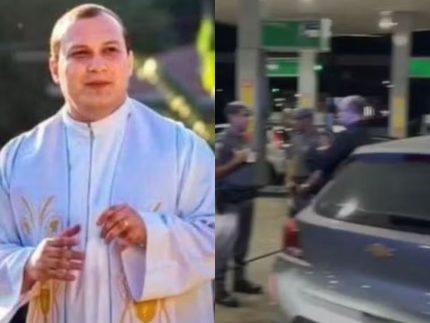 Padre bêbado acaba detido após confusão em posto de gasolina no interior de São Paulo