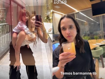 Virginia inaugura novo closet e faz “esquenta” com amigos antes de festa