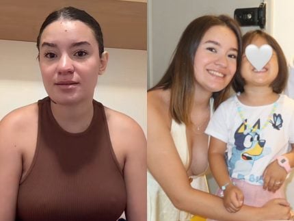 TikToker de maternidade revela por que decidiu não morar mais com a filha