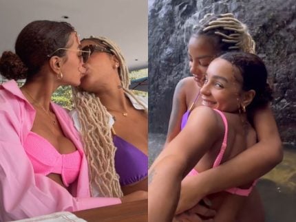 Grávida de Zuri, Brunna celebra 8 anos com Ludmilla: “Orgulho da nossa história”
