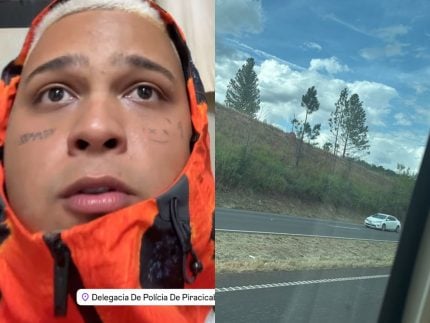 MC Ryan SP é liberado e publica foto na estrada após deixar delegacia em São Paulo