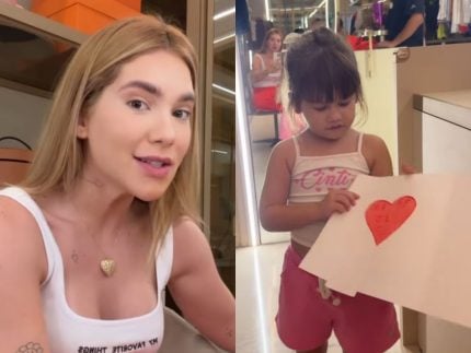 Virginia se derrete ao mostrar Maria Alice pedindo para ir trabalhar com ela