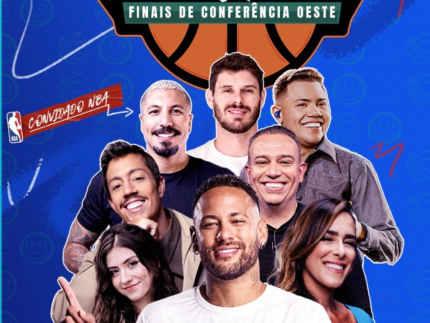 Neymar e amigos participam de transmissão ao vivo das Finais da NBA pelo Disney+