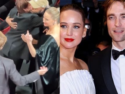 Jennifer Lawrence mostra dedo do meio para Robert Pattinson em Cannes