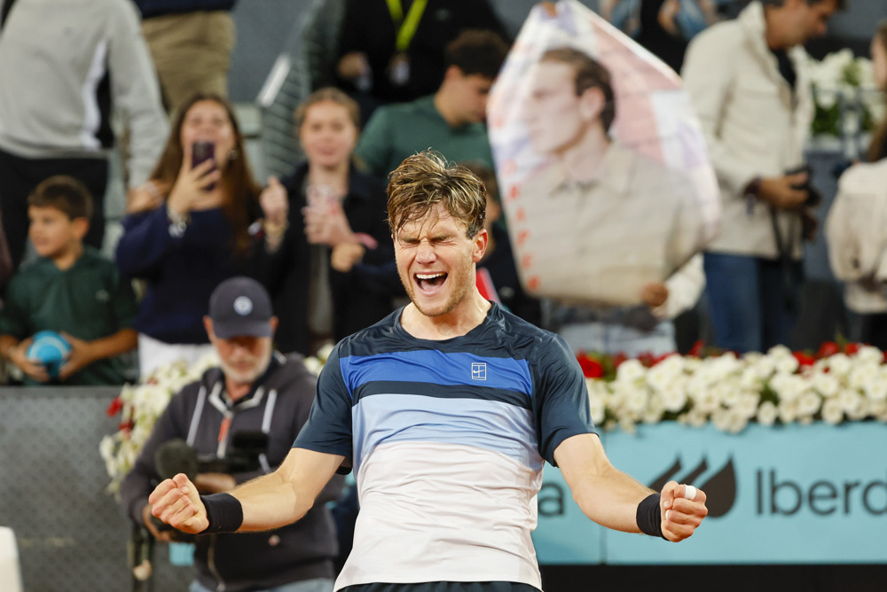 Jack Draper vence Musetti e enfrenta Ruud na final do Masters 1000 de Madri