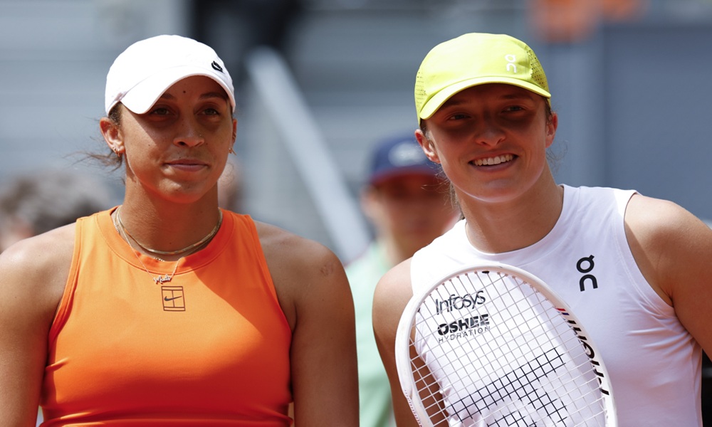 Iga Swiatek vence Madison Keys de virada e vai às semifinais do WTA 1000 de Madrid