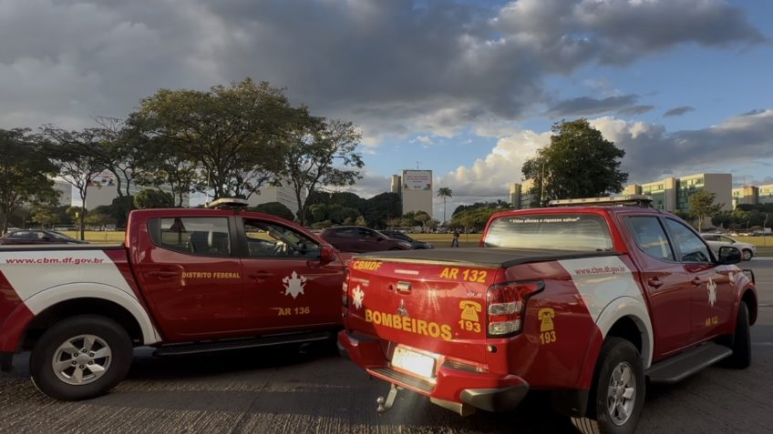 Veja imagens da tentativa de ataque a bomba em ministério