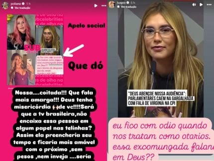 Poliana Rocha rebate críticas de Luana Piovani à Virginia Fonseca