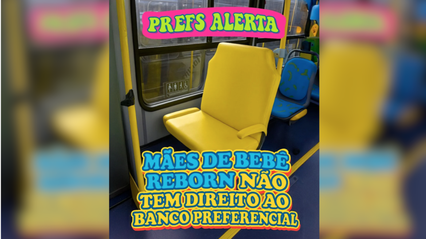 Curitiba diz que “mãe” de bebê reborn não tem assento preferencial