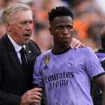 Ancelotti quer repetir parceria vitoriosa com Vini Jr. na Seleção: “Vou extrair o máximo”