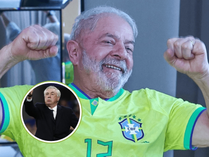 Lula elogia Ancelotti, mas critica “entressafra de jogadores” da Seleção Brasileira