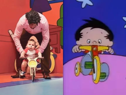 Filho de Viih Tube e Eliezer ganha festa de seis meses de desenho dos anos 90