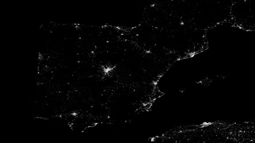 Satélites da Nasa registram apagão em Portugal e Espanha