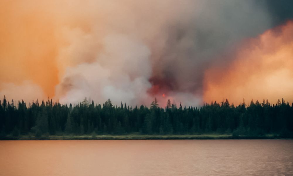 Incêndio florestal no Canadá deixa 2 mortos e força retirada de mil pessoas