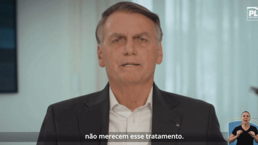 Bolsonaro defende CPI do INSS em propaganda do PL na TV