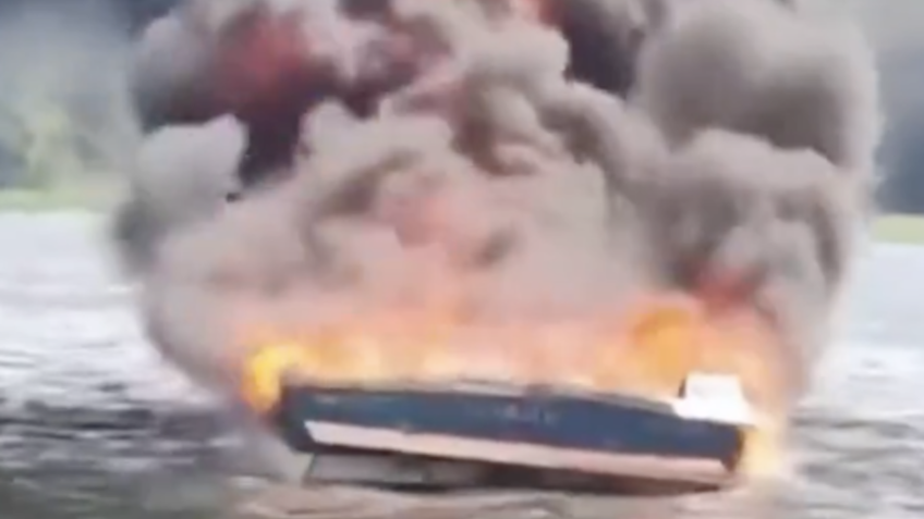 Lancha explode em represa em SP com ao menos 4 pessoas a bordo