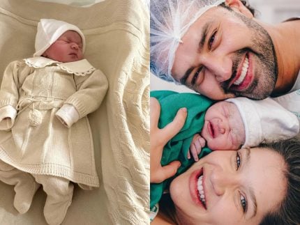 Lyandra Costa, filha de Leandro, mostra nova foto de Isabela, sua bebê recém-nascida