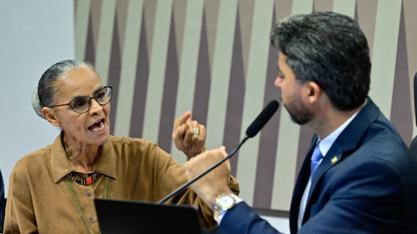 Marina vai ao Senado falar da Margem Equatorial e sai após bate-boca
