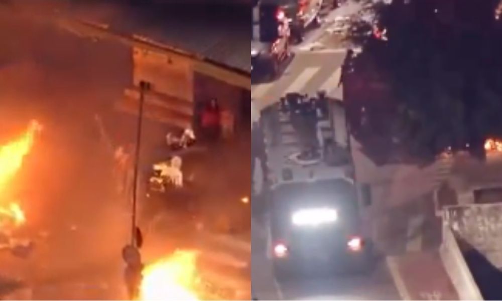 Manifestantes bloqueiam rua em Paraisópolis após morte de jovem de 19 anos, e polícia cerca favela