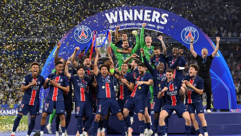 PSG vence Champions pela 1ª vez e fatura mais de 100 mi de euros