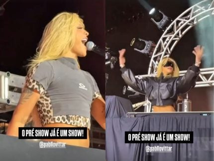 Pabllo Vittar anima público antes de show de Lady Gaga