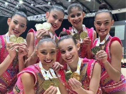 Brasil vence etapa da Copa do Mundo de ginástica rítmica de forma invicta