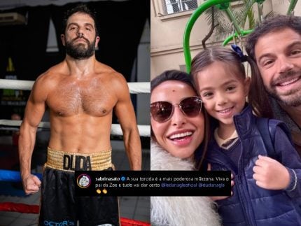 Sabrina Sato declara torcida para o ex, Duda Nagle, na luta contra Popó