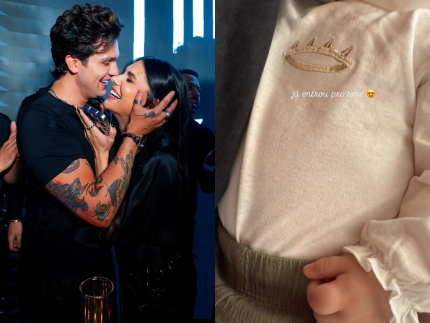 Luan Santana mostra que sua filha, Serena, já entrou para o time de fãs do papai