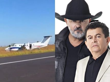 Avião com Rionegro e Solimões estoura pneu durante decolagem e aterrissa no meio do mato 