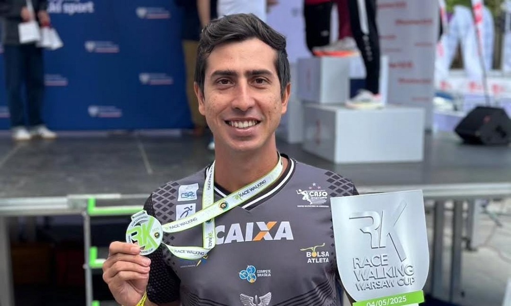 Caio Bonfim leva prata no Circuito Mundial de marcha atlética na Polônia