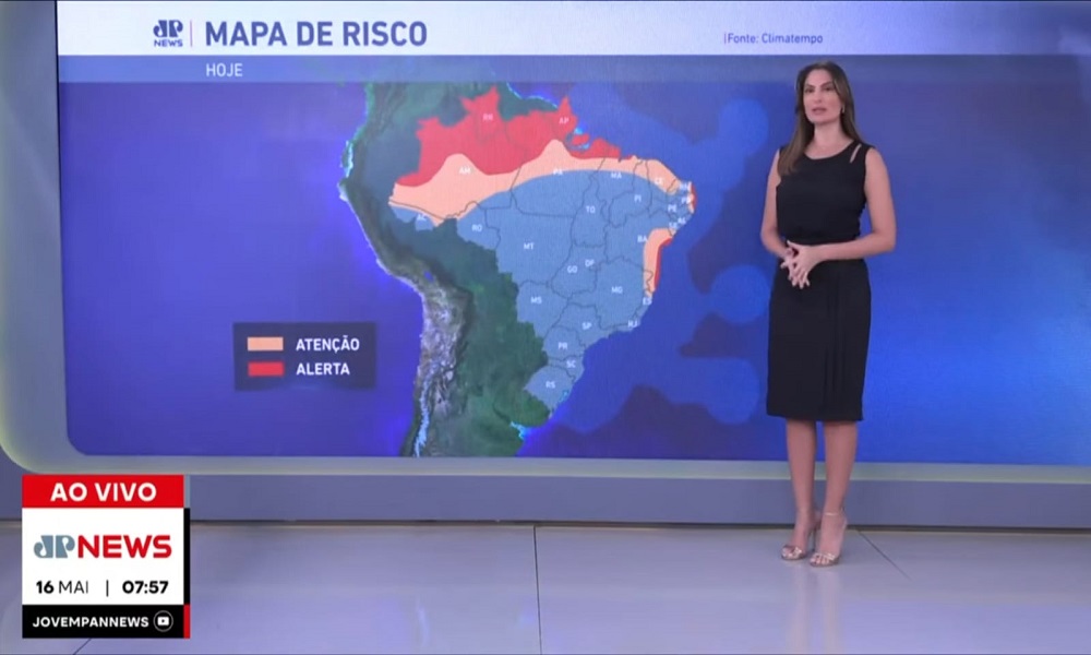 Temperaturas devem ficar mais altas no Centro-Sul nesta sexta (16)