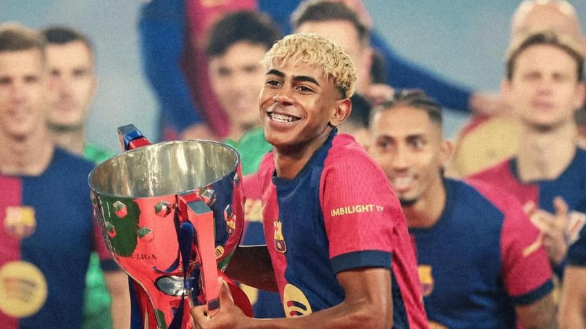 Yamal supera Lewandowski e vira atleta mais bem pago do Barcelona