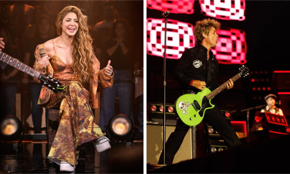 Shakira diz que ‘ser imigrante nos EUA é angustiante’ e Billie Joe critica Trump durante show