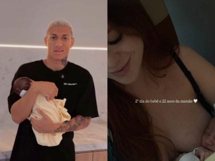 Dois dias após o nascimento do filho, Richarlison celebra o aniversário de Amanda Araújo