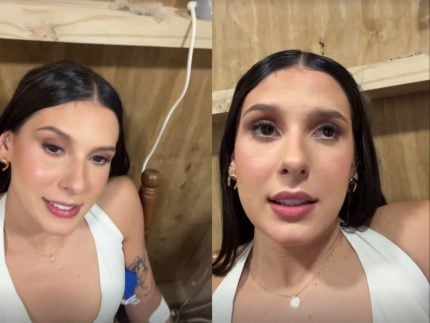 Ana Castela toma soro nos bastidores de trabalho e desabafa: “Não tá fácil”