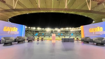 Maracanã 75 anos: Band monta estúdio de “Galvão e Amigos” direto do estádio