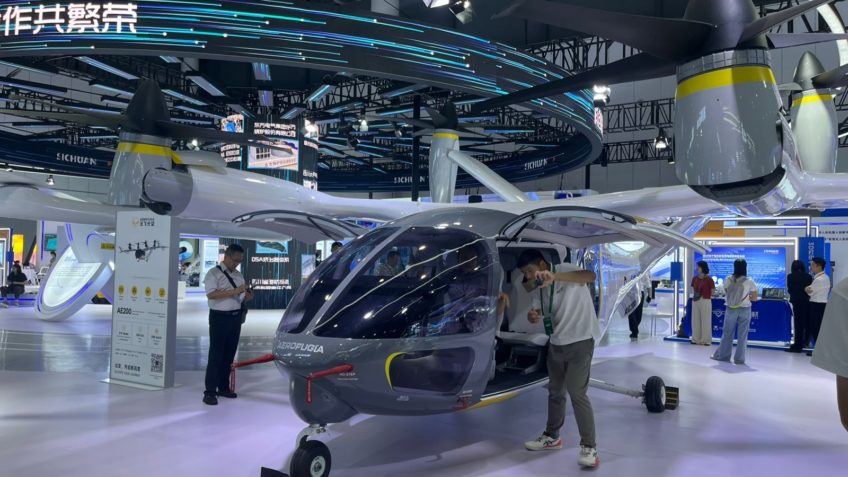 “Carro elétrico voador” chinês será lançado em 2026