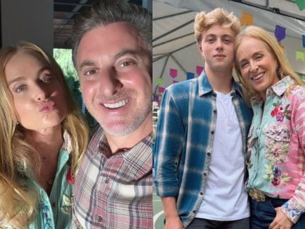 Angélica se declara para o filho Benício Huck em clima de festa junina